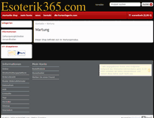 Tablet Screenshot of esoterik365.com